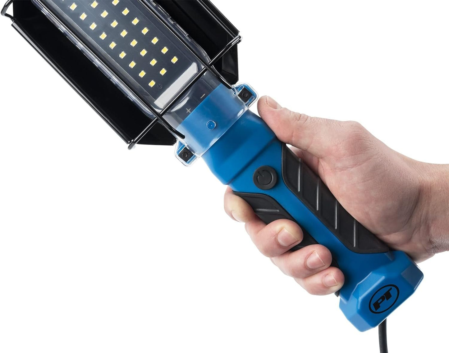 Performance Tool 1,000 lumen 120V LED Drop Light 25' 18GA  with Extra 120V Outlet, 1 Pack