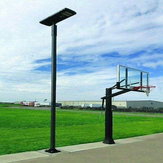 First Team Basketball Court Lighting -Court Vision™ Solar Powered Court Light