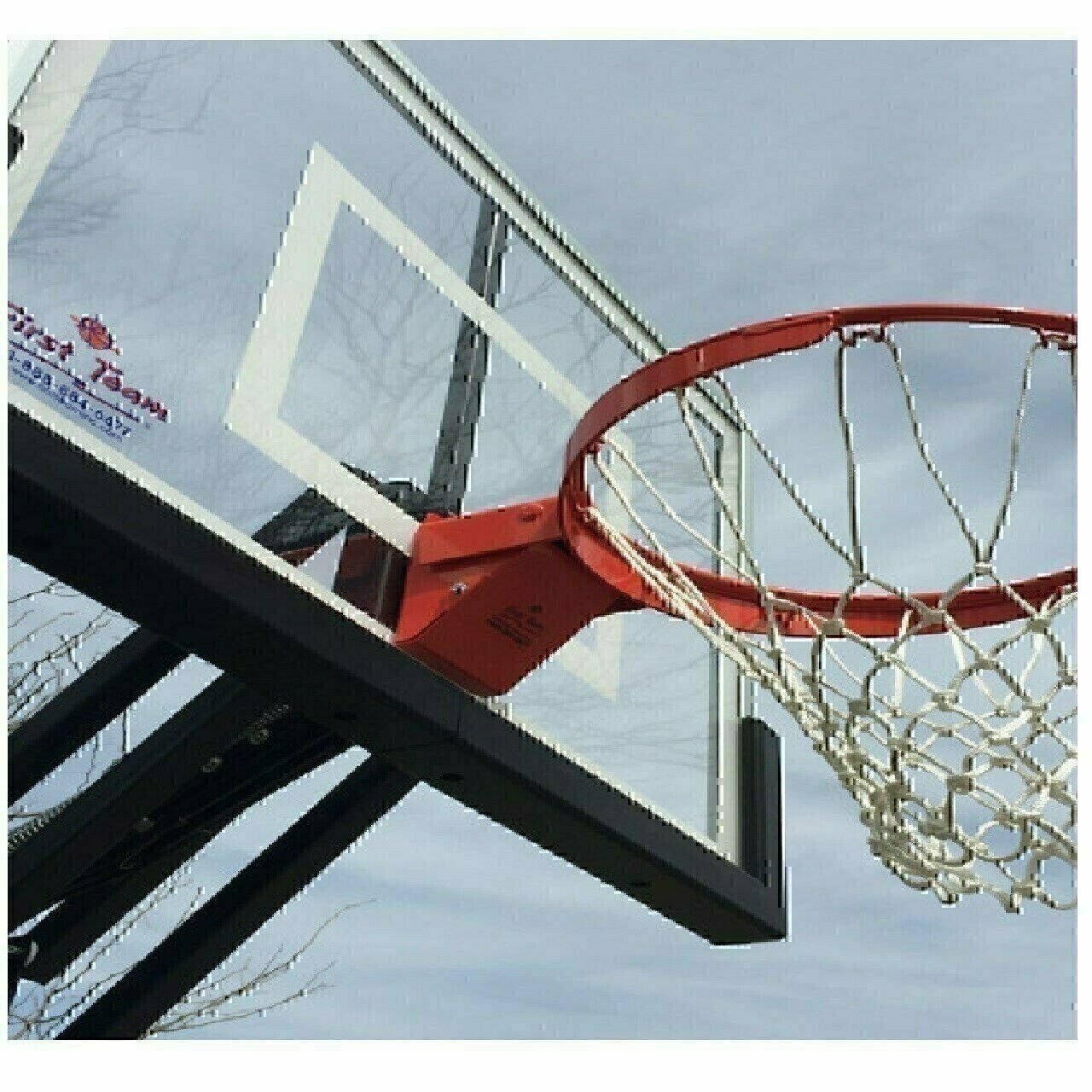 First Team Champ III w/36x54 acrylic Basketball Goal Adjustable Height Bolt Down