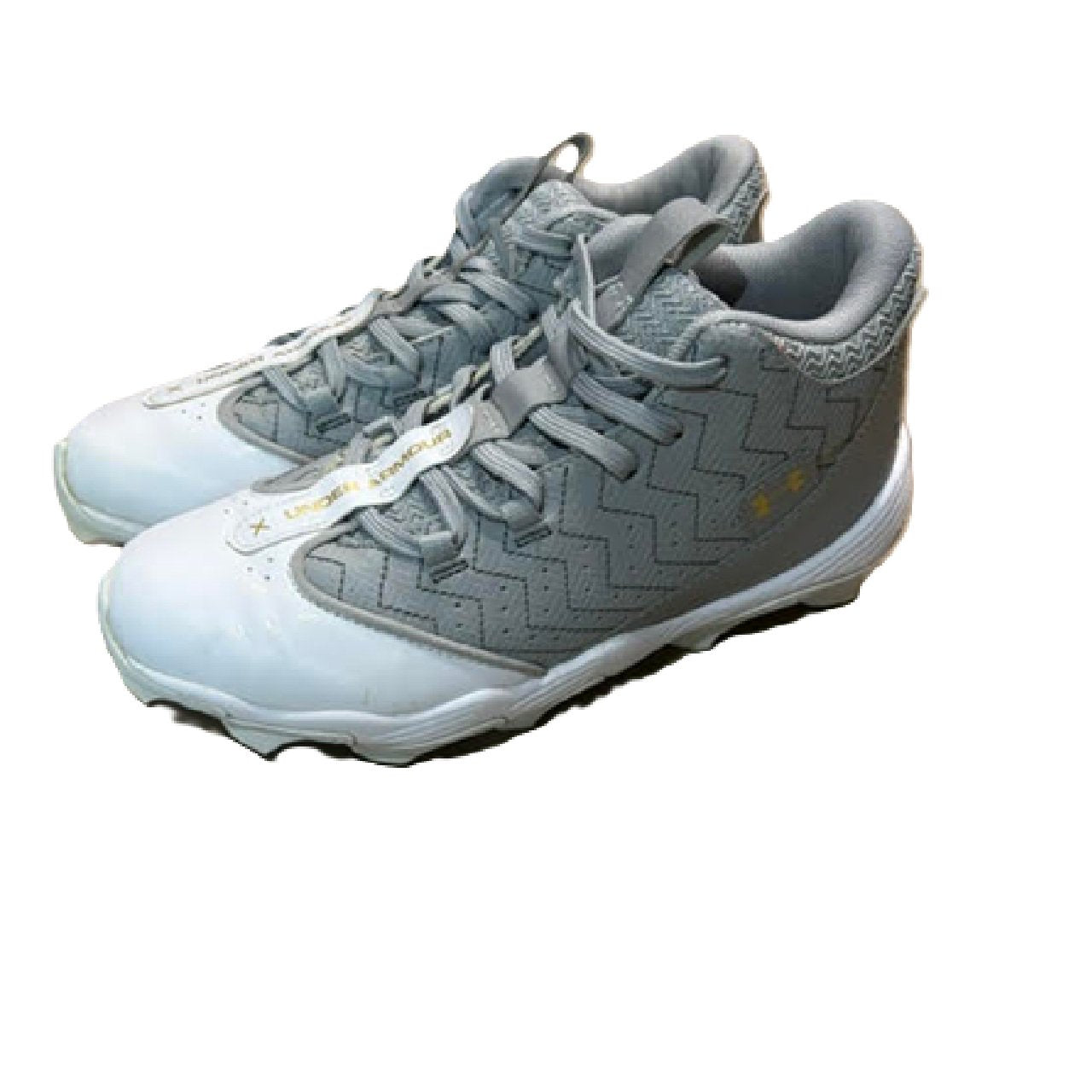 Under Armour Harper 9 RM Jr. Baseball Cleats Gray-5.5Y BM1