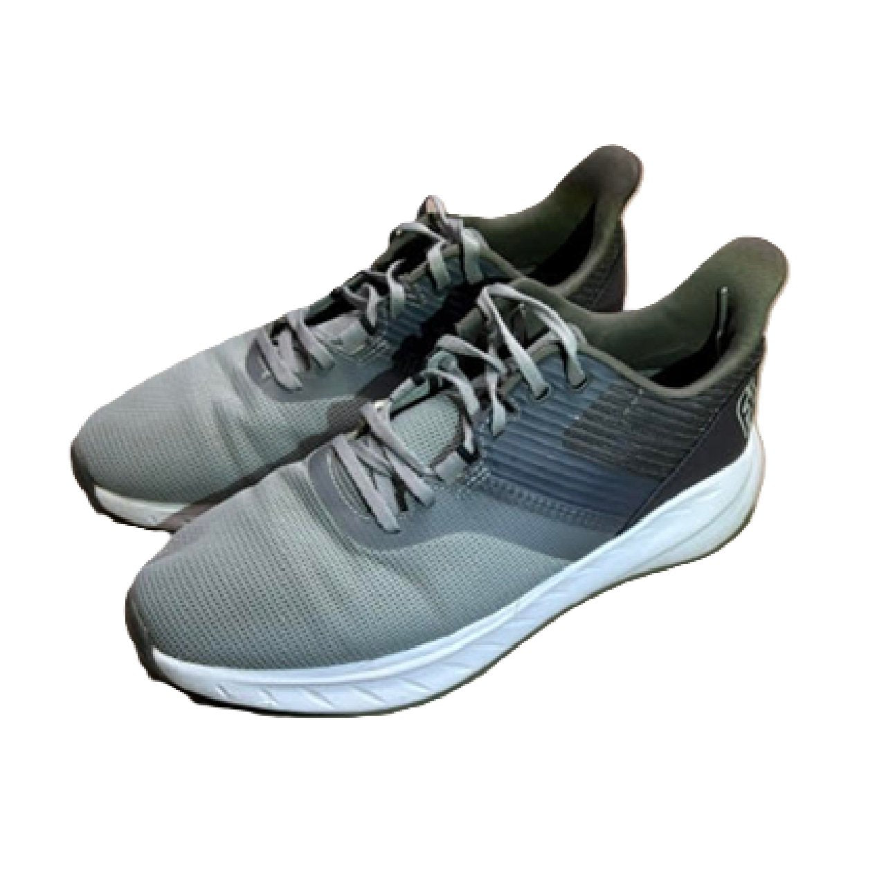 FootJoy FJ Flex Men's Spikeless Golf Shoes - Gray/Charcoal/White, Size 8M BM1