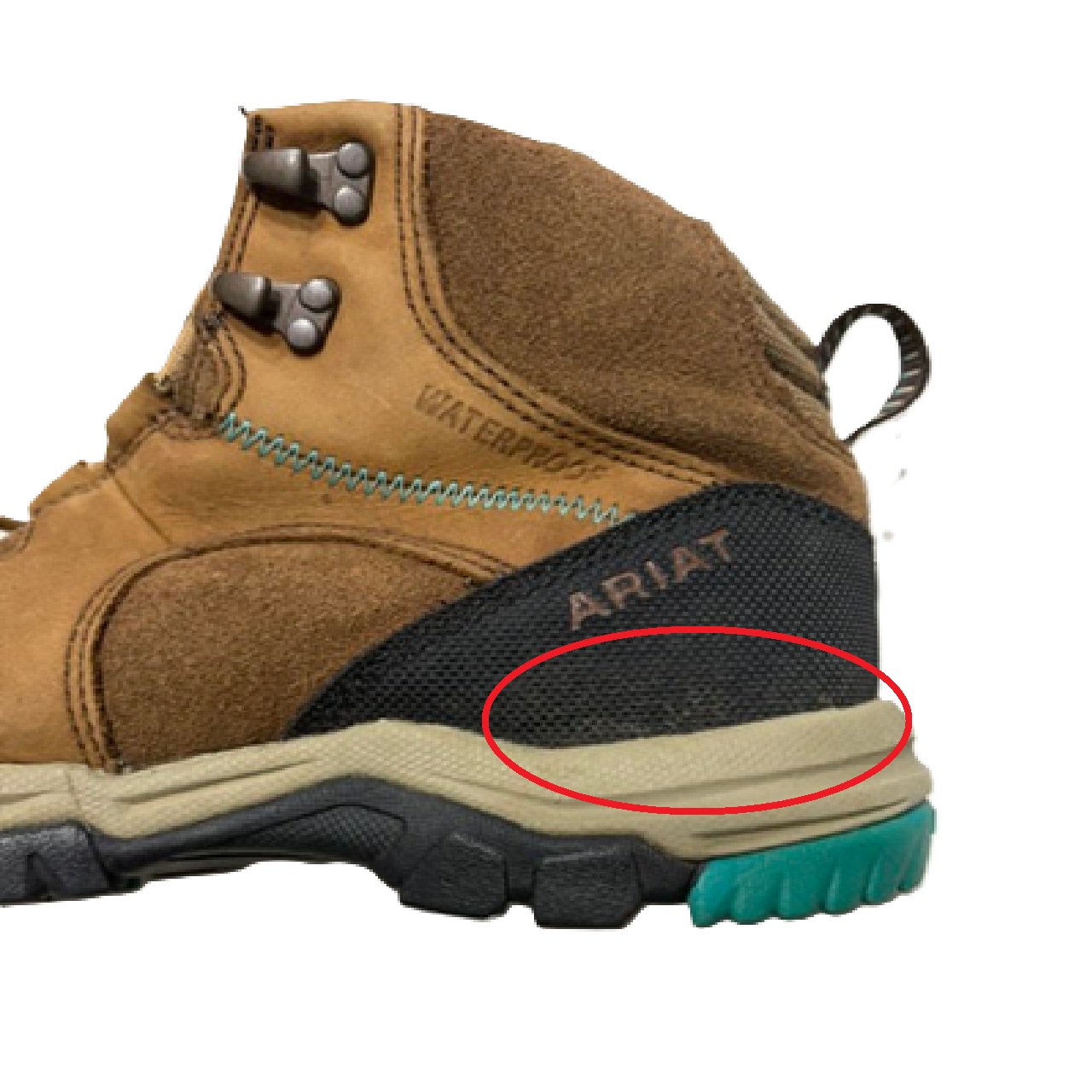 Ariat Skyline Mid Waterproof Leather Hiking Boots Shoes 10 B Women 10021785