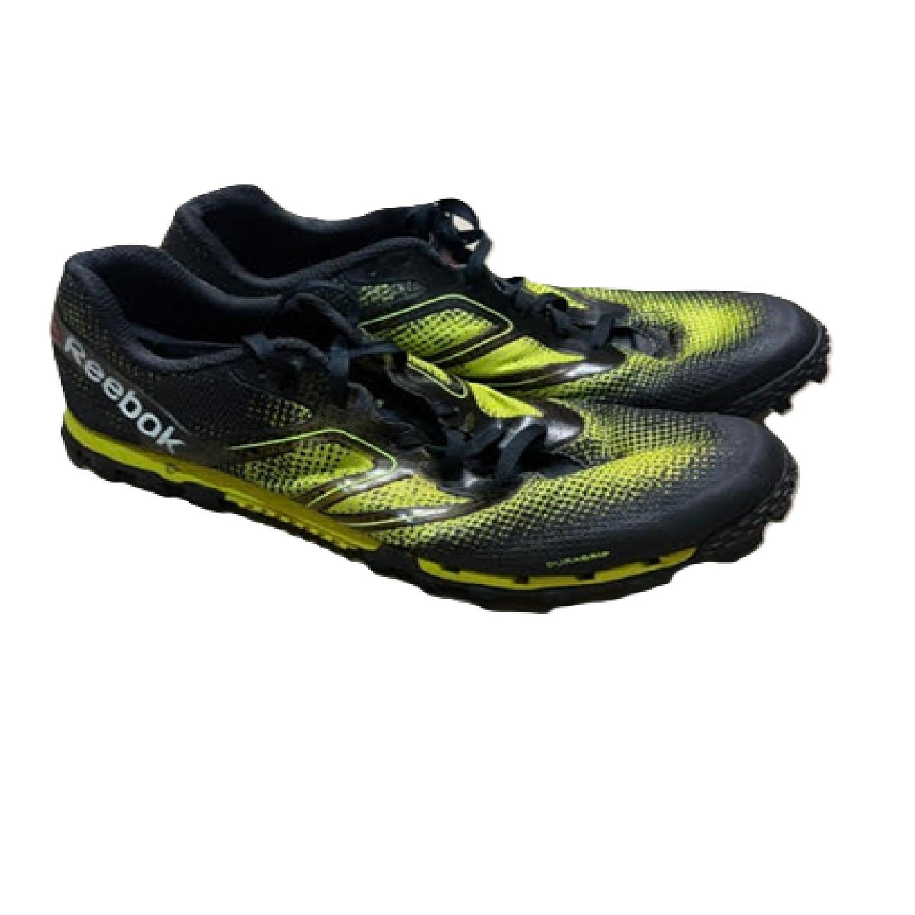 Reebok All Terrain Super Lightweight Trail Running Shoe US 11 - Black/Neon Yellow BM1