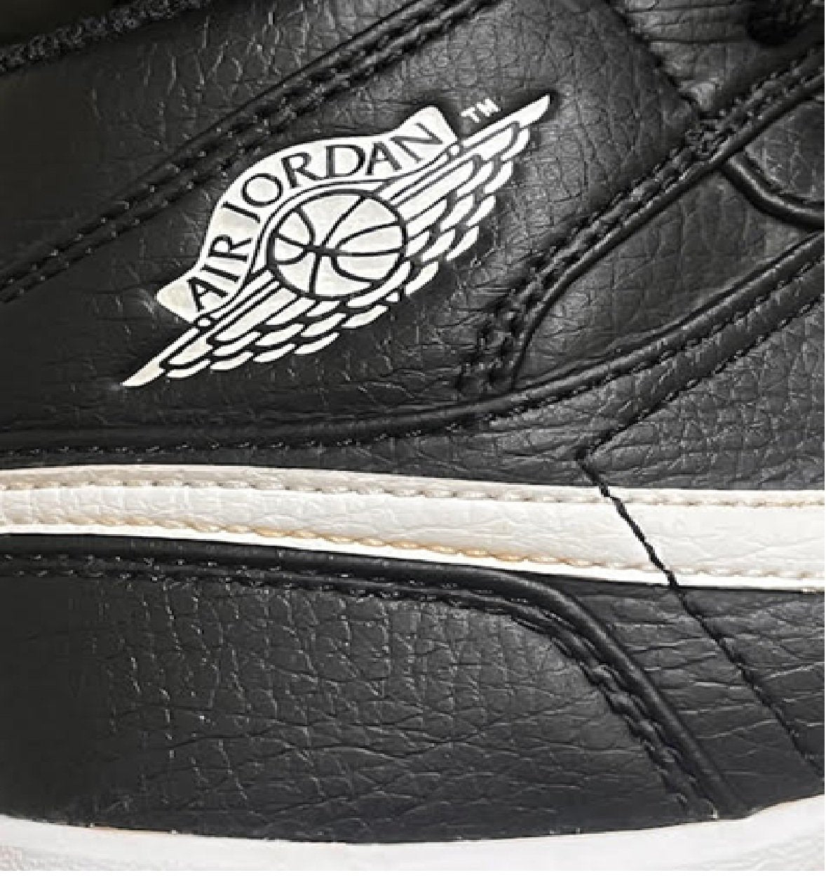 Nike Air Jordan 1 Baseball Cleats Mid Cut 3.5Y Black/White