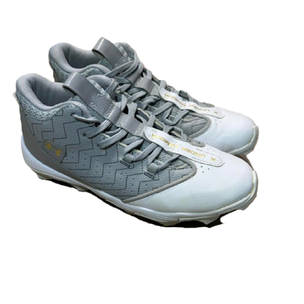 Under Armour Harper 9 RM Jr. Baseball Cleats Gray-5.5Y BM1