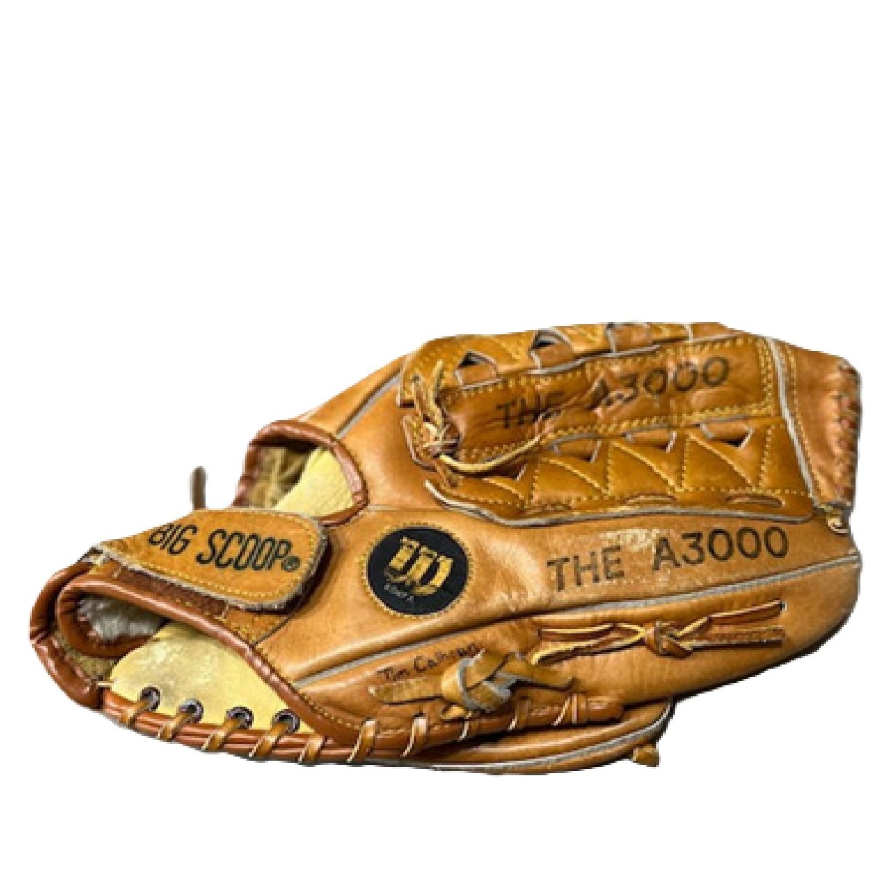 Wilson A3000 Big Scoop Dual Hinge Professional Baseball Glove Vintage Korea 12”