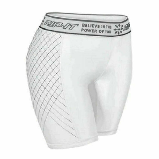 Rip It Women's Period-Protection Softball Sliding Shorts PRO White