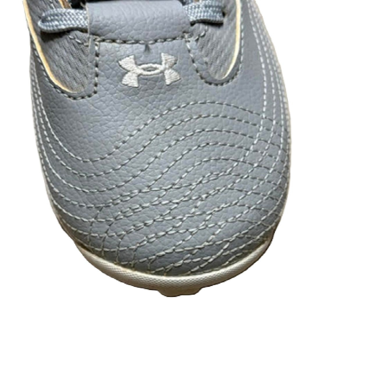 Under Armour Harper 7 Mid RM Jr Baseball Cleats Gray 2Y BM1