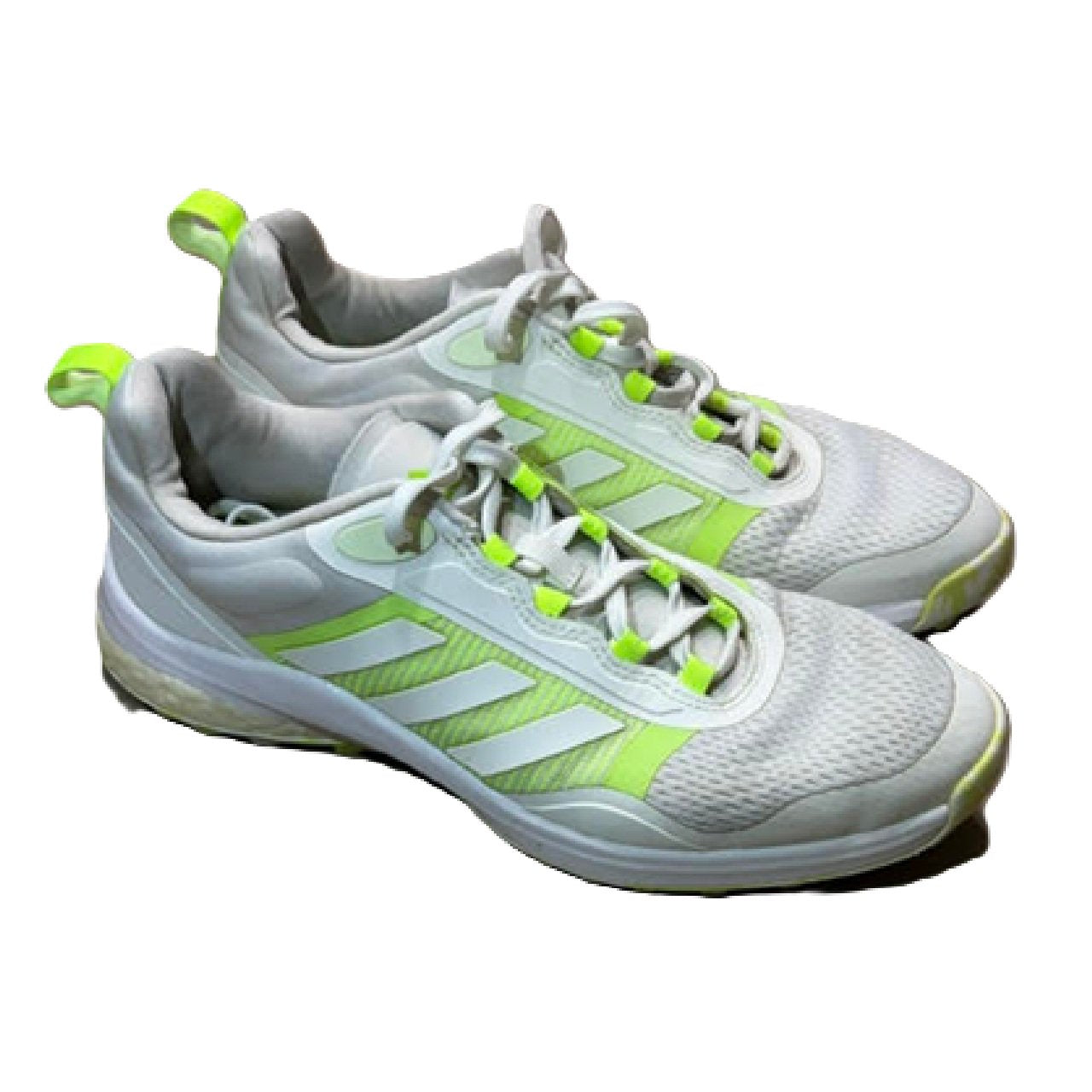 adidas Zoysia Spikeless Women's Golf Shoe US 7 Cloud White/Lucid Lemon-BM1