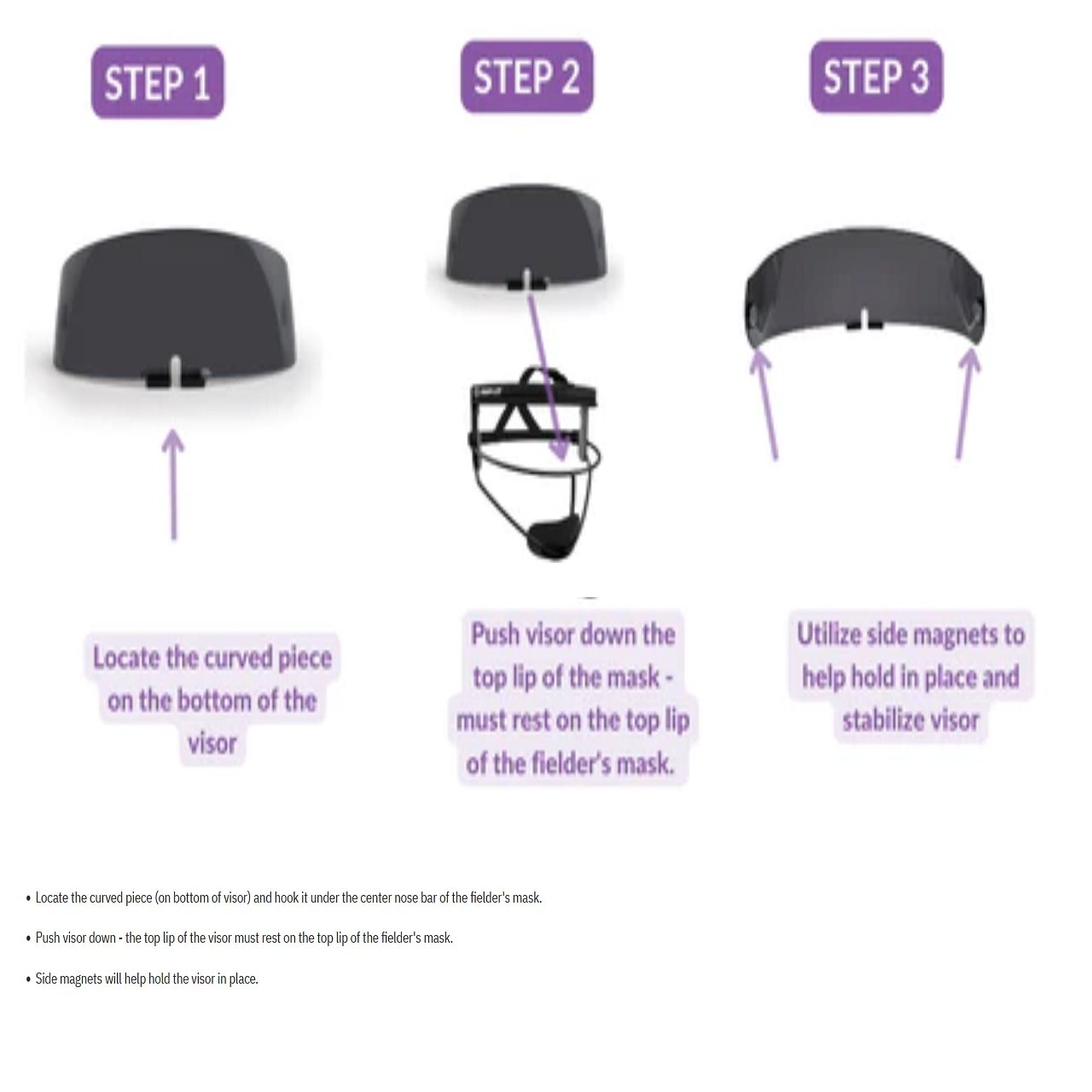 RIP-IT Softball Fielder's Mask Visor