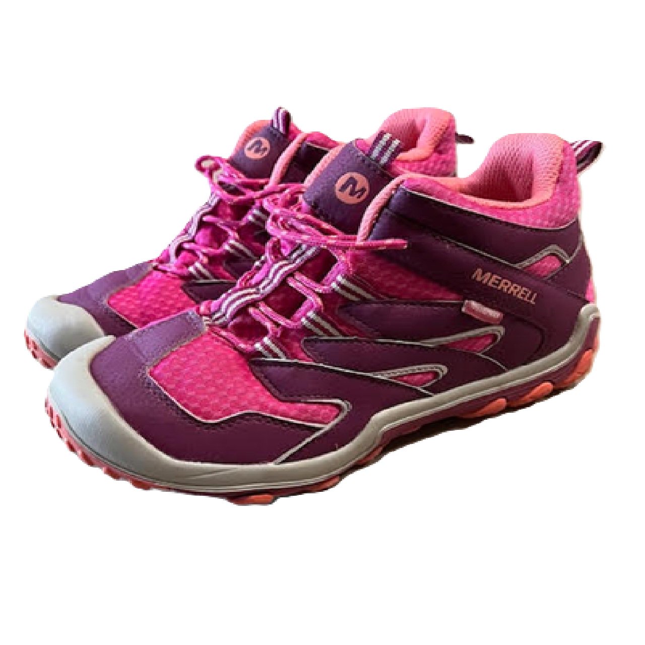 Merrell M-Chameleon 7 Waterproof Access Mid Hiker Berry  Girls 4.5M