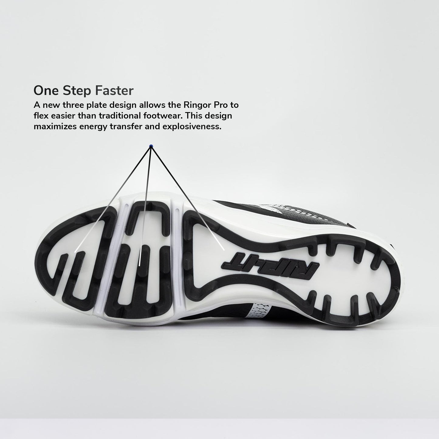 Ringor SwiftStep Pro TPU Softball Cleat Women's Black