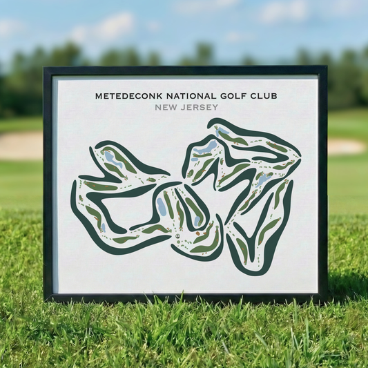 Metedeconk National Golf Club, New Jersey - Printed Golf Courses