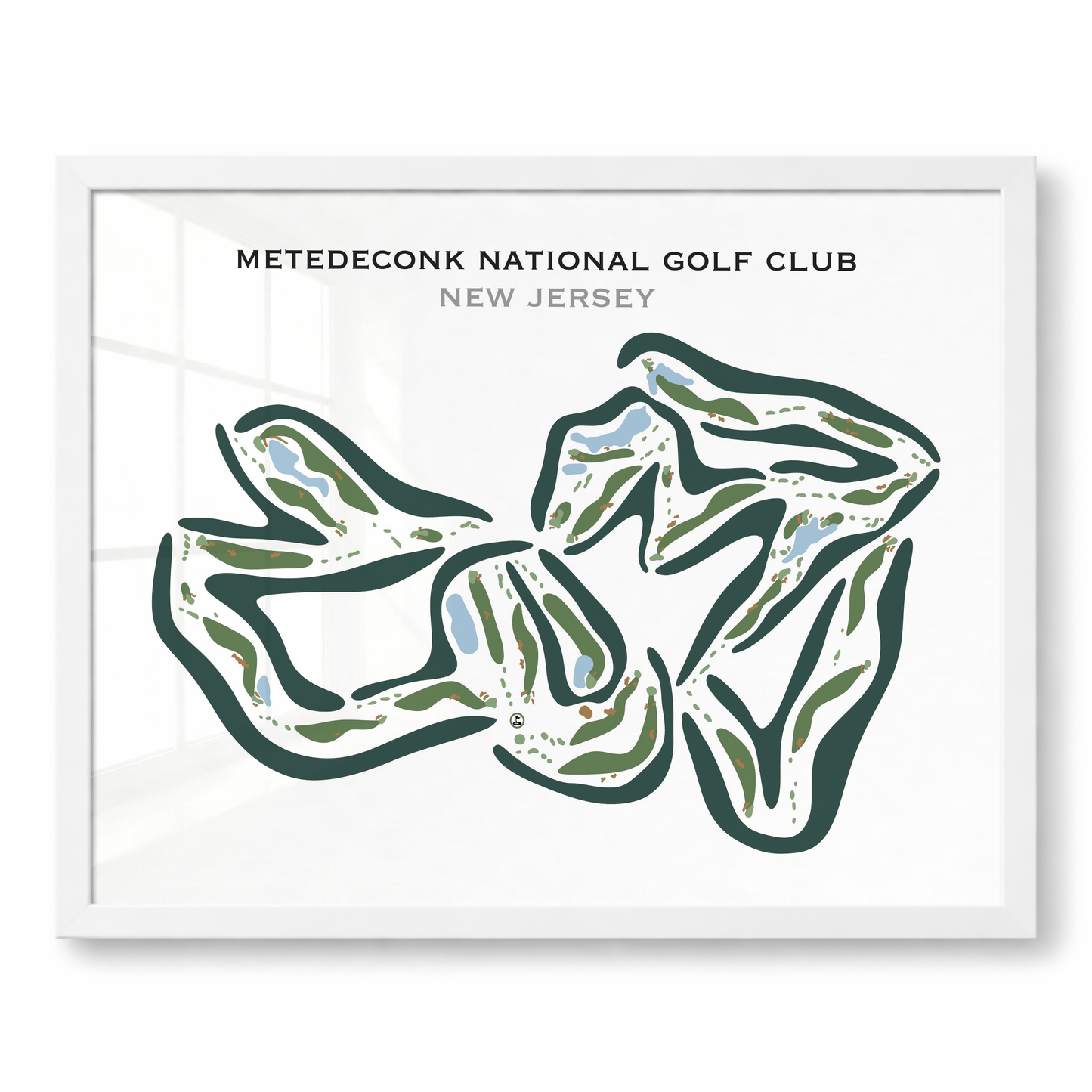 Metedeconk National Golf Club, New Jersey - Printed Golf Courses
