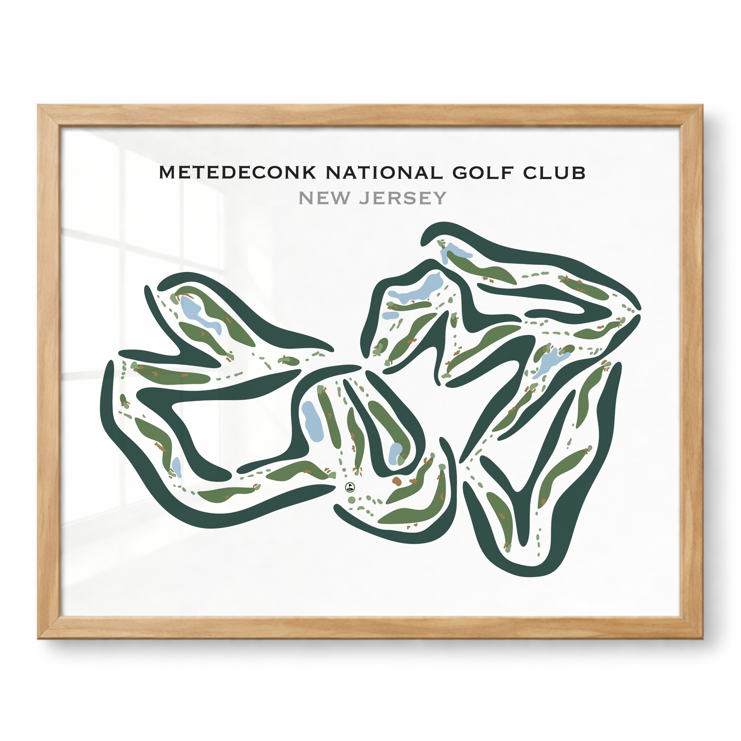 Metedeconk National Golf Club, New Jersey - Printed Golf Courses