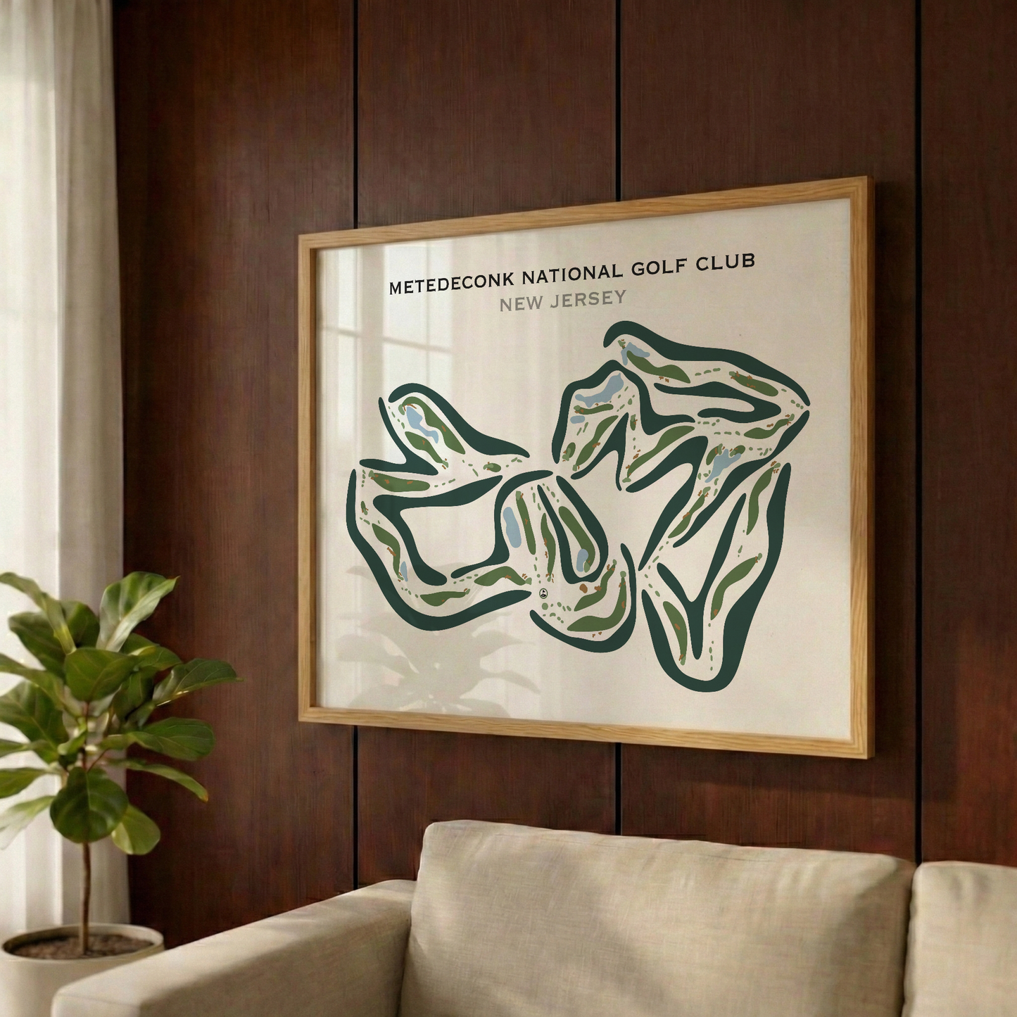 Metedeconk National Golf Club, New Jersey - Printed Golf Courses