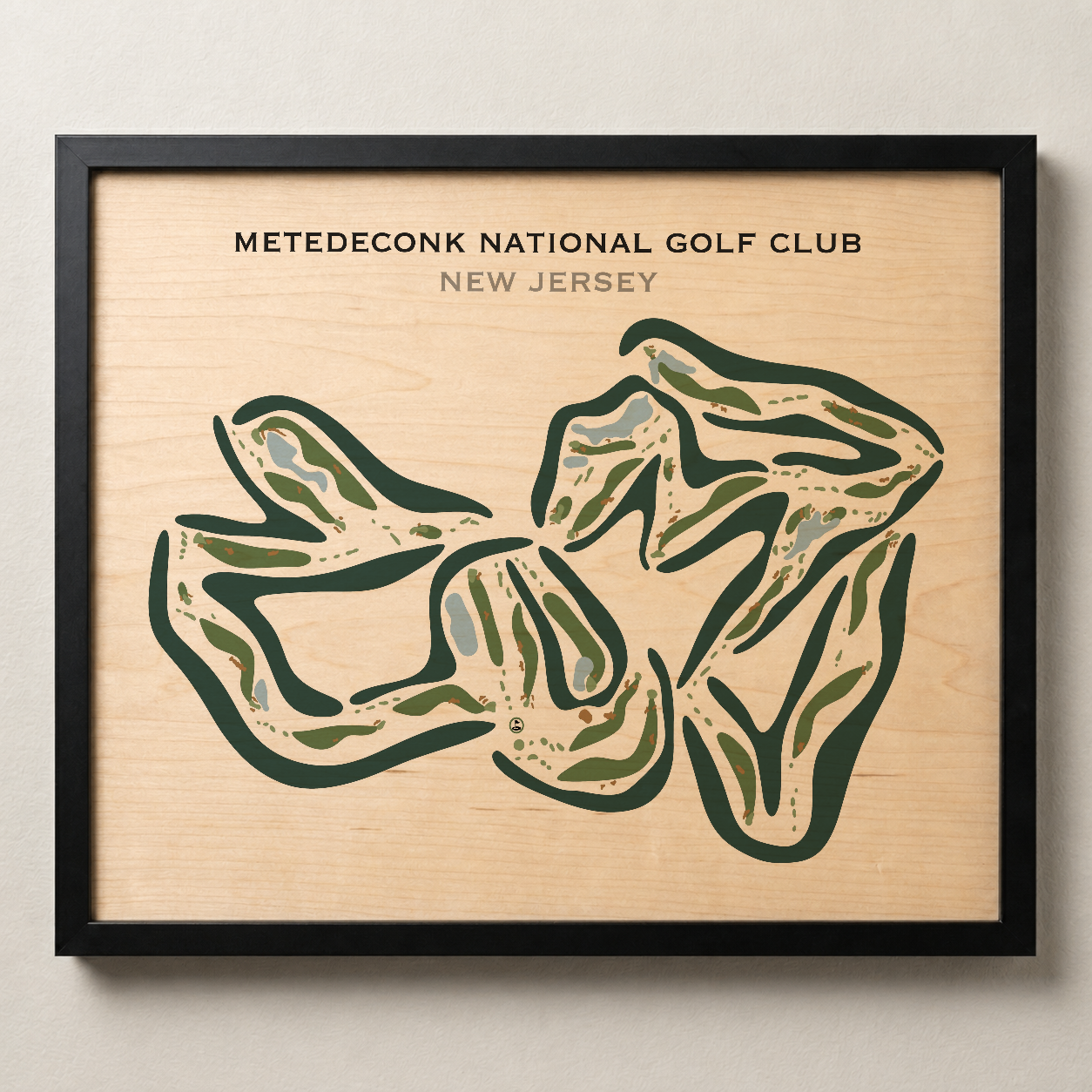 Metedeconk National Golf Club, New Jersey - Printed Golf Courses