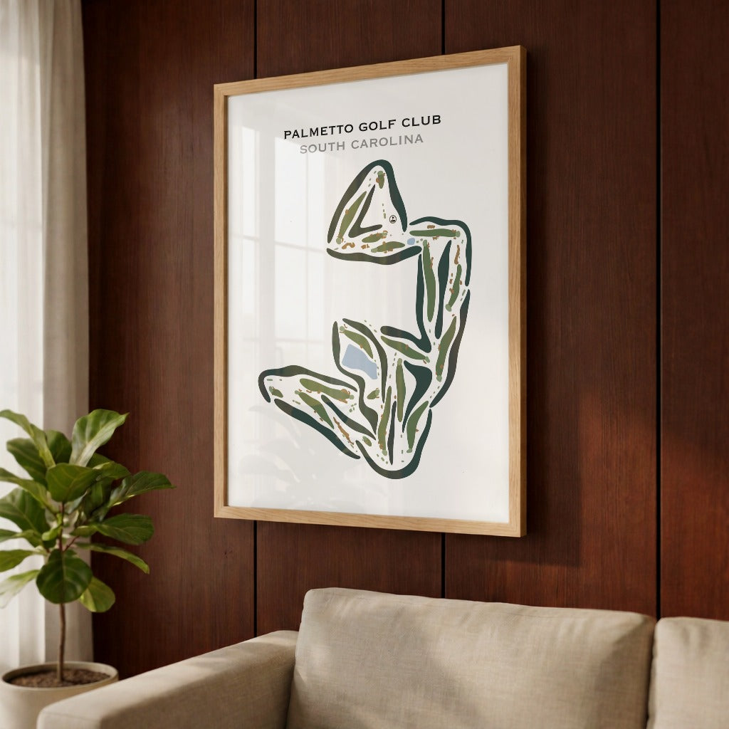 Palmetto Golf Course, South Carolina - Printed Golf Courses
