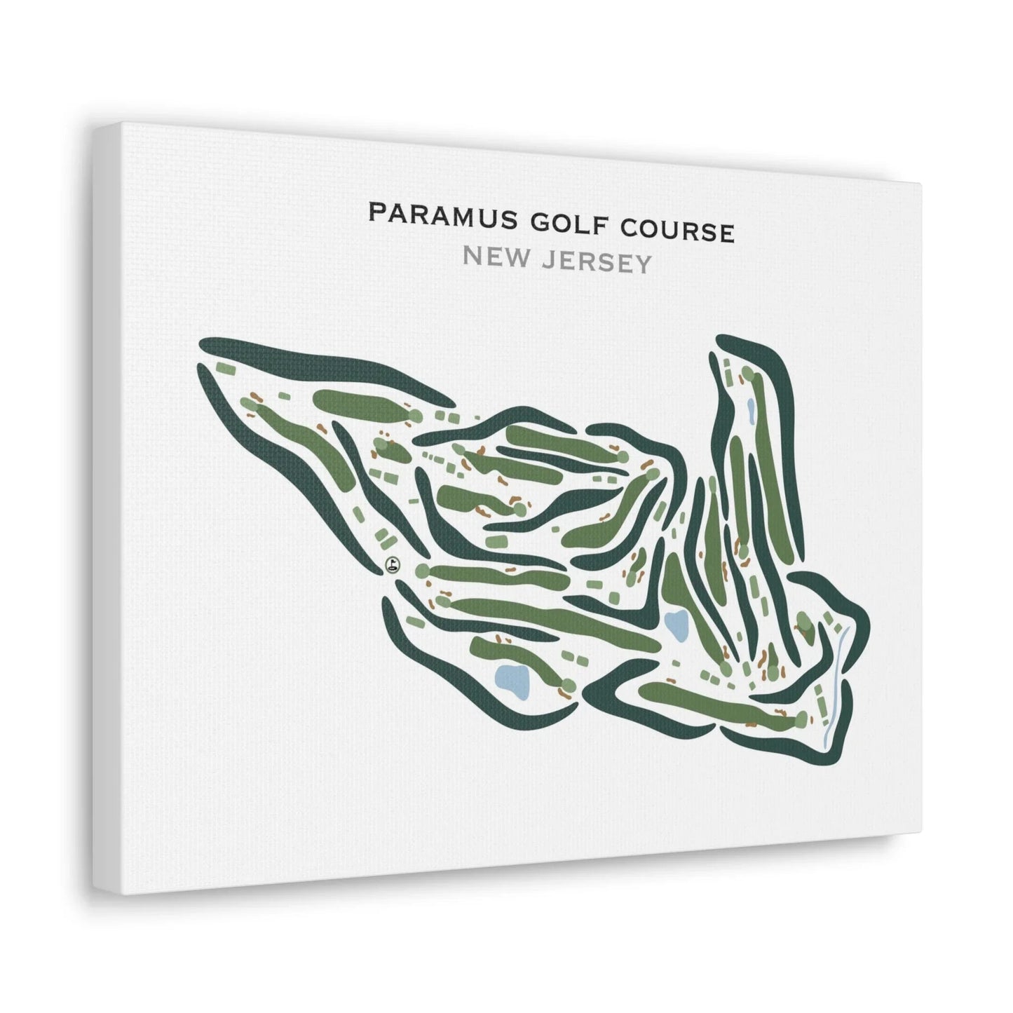 Paramus Golf Course, New Jersey - Printed Golf Courses