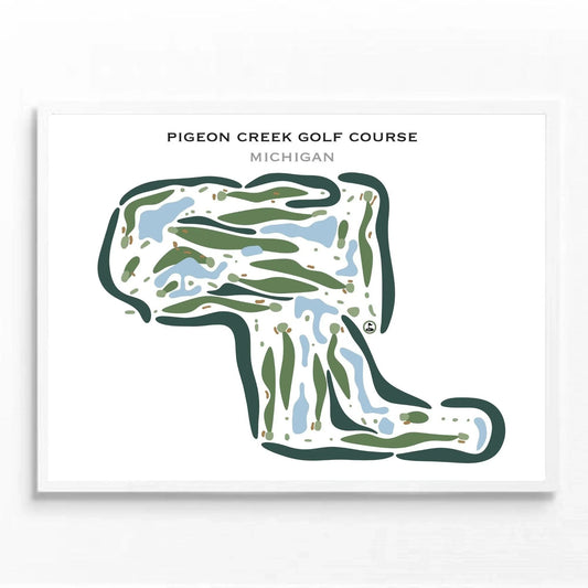 Pigeon Creek Golf Course, Michigan - Printed Golf Courses