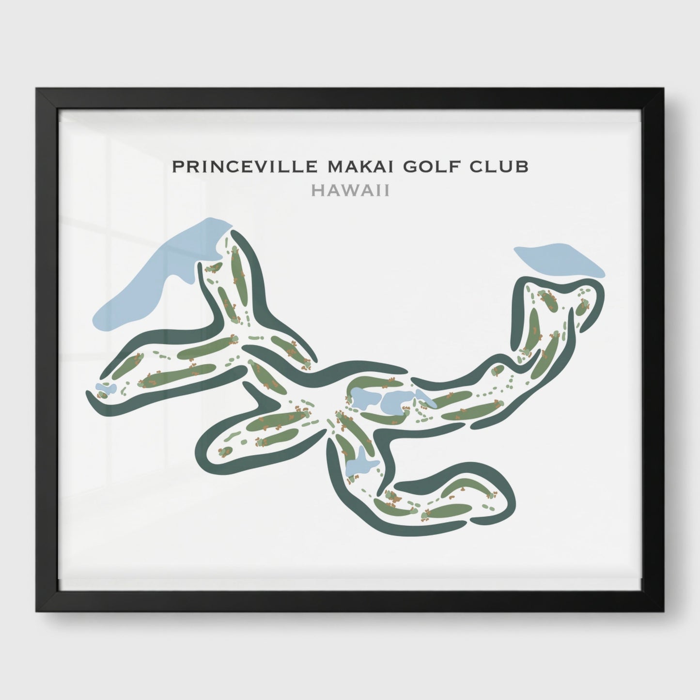 Princeville Makai Golf Club, Hawaii - Printed Golf Courses