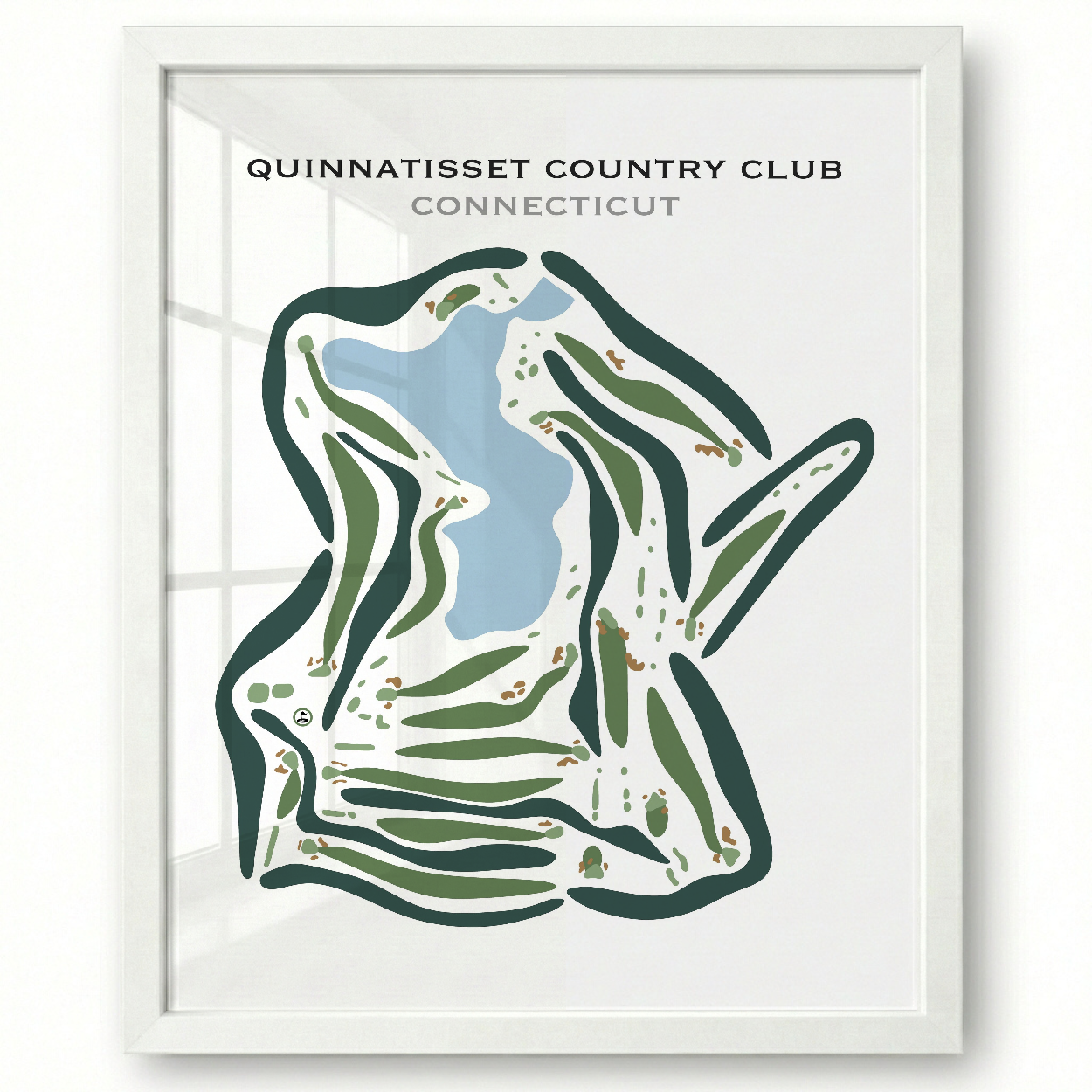 Quinnatisset Country Club, Connecticut - Printed Golf Courses