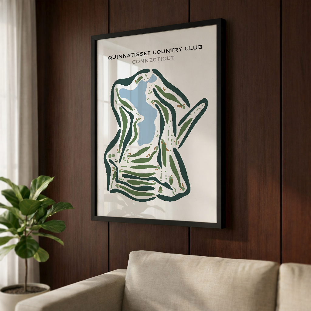 Quinnatisset Country Club, Connecticut - Printed Golf Courses