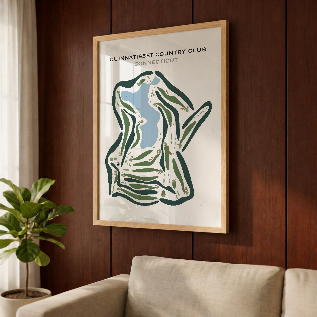 Quinnatisset Country Club, Connecticut - Printed Golf Courses
