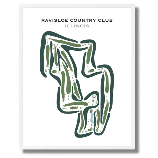 Ravisloe Country Club, Illinois - Printed Golf Courses