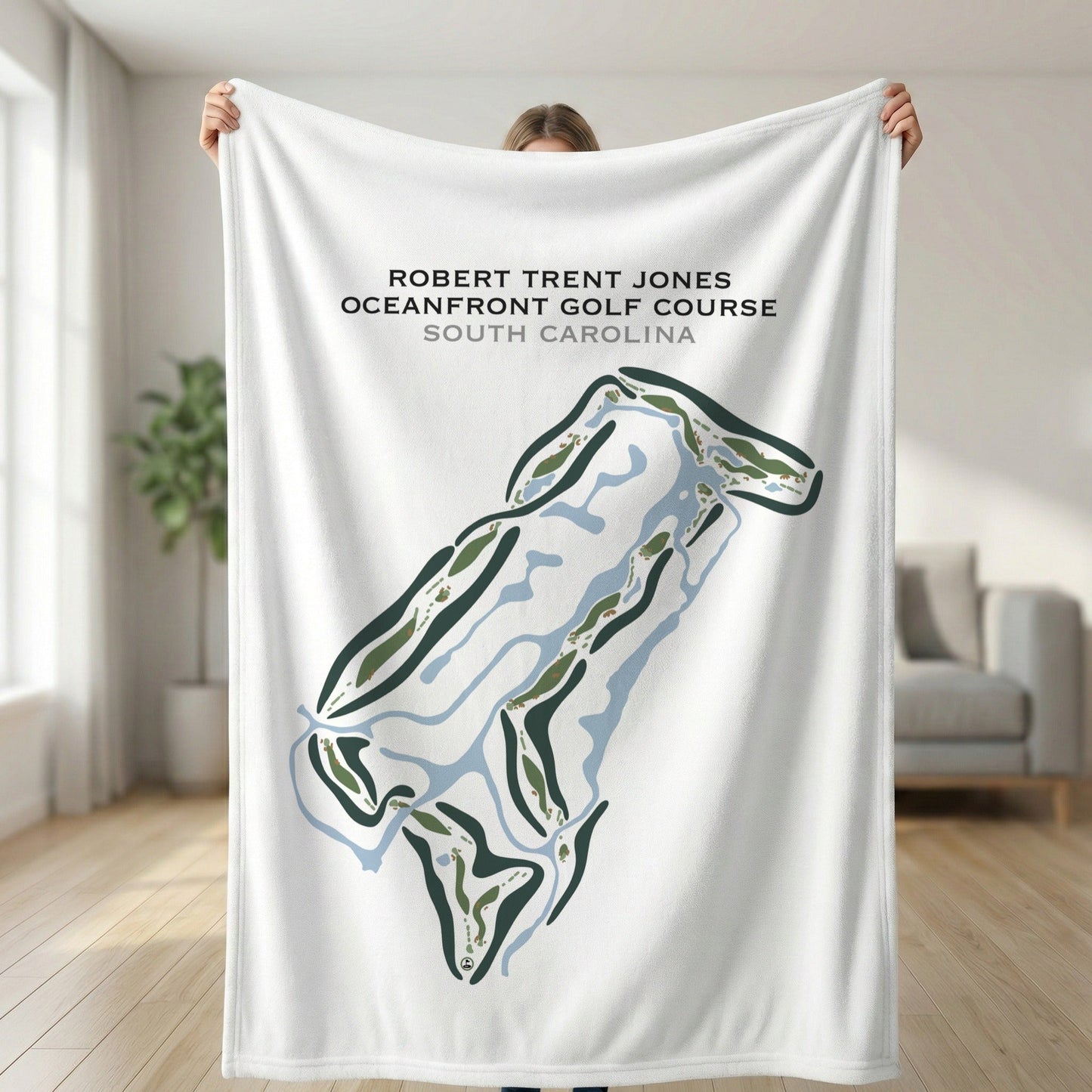 Robert Trent Jones Oceanfront Golf Course, South Carolina - Printed Golf Courses