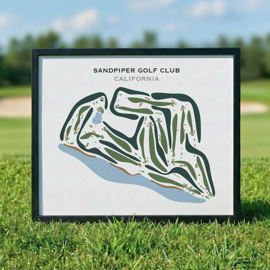 Sandpiper Golf Club, California - Printed Golf Courses