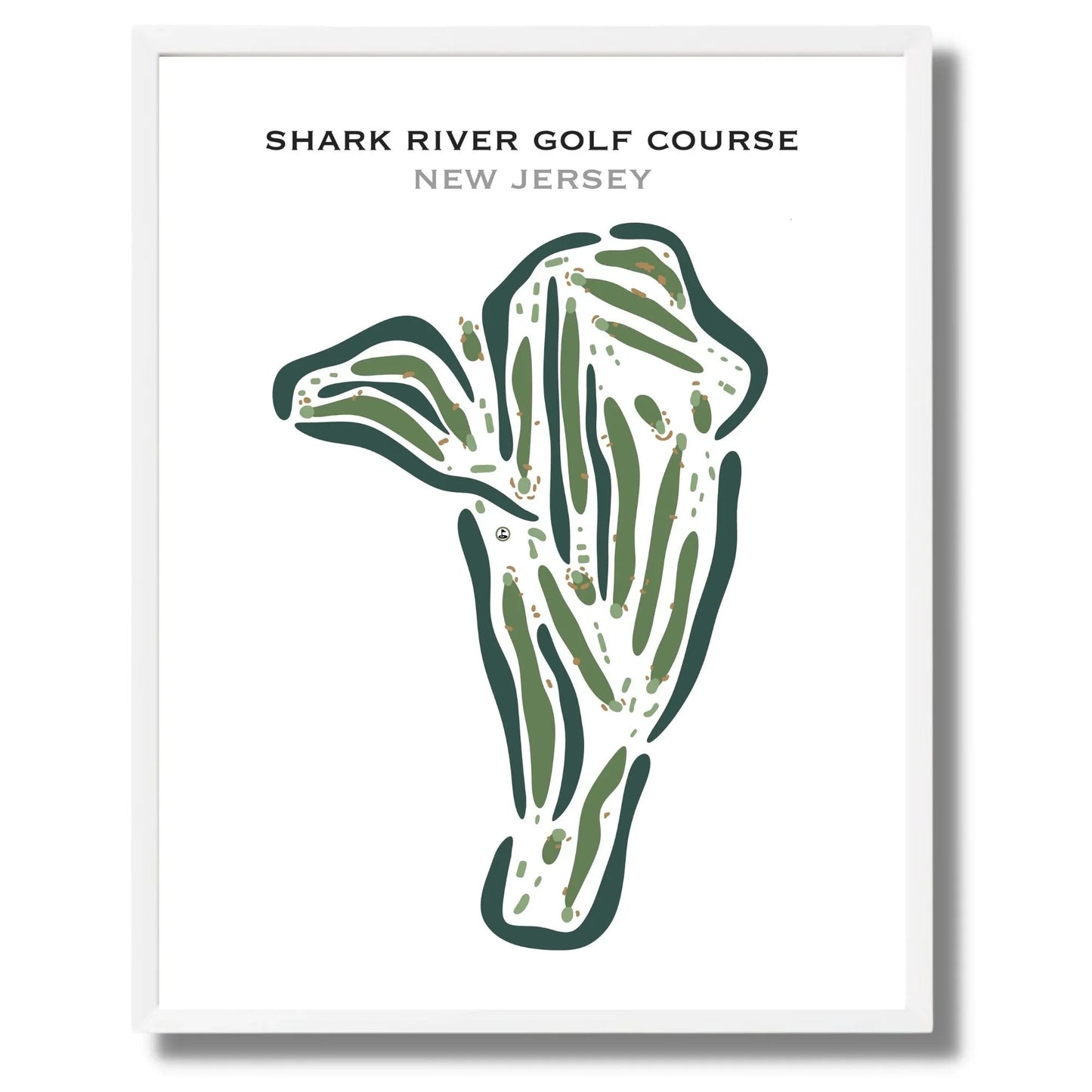 Shark River Golf Course, New Jersey - Printed Golf Courses