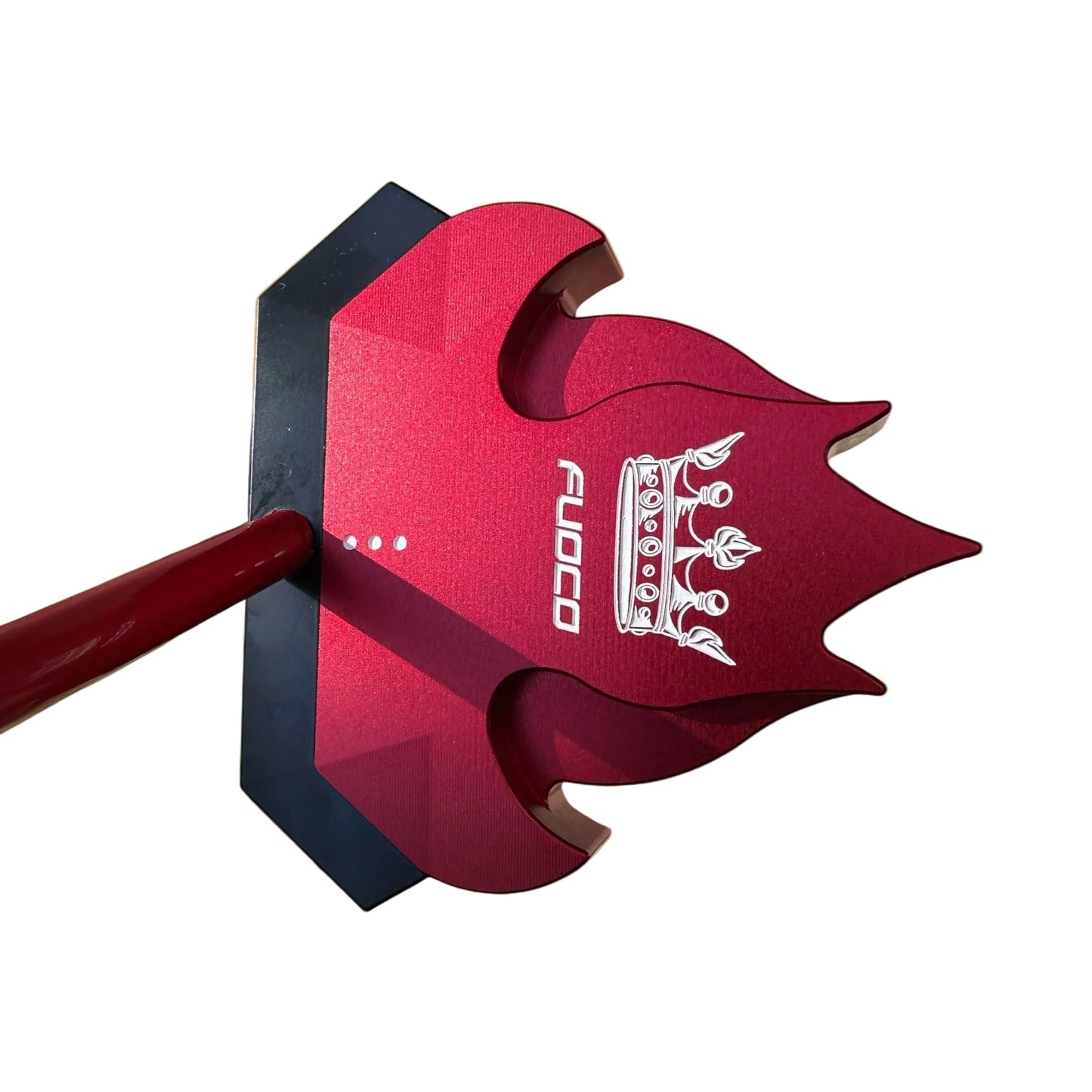 Lombardi Golf Custom Red Fuoco Mallet Golf Putter