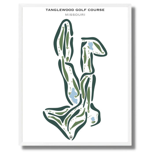 Tanglewood Golf Course, Missouri - Printed Golf Courses