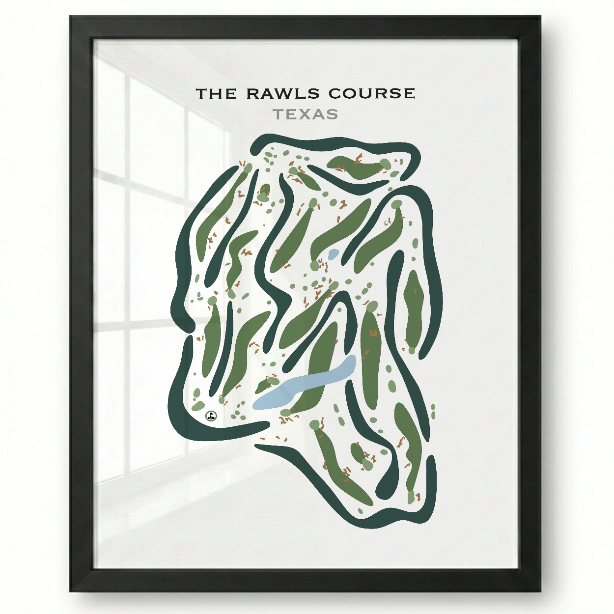 The Rawls Course, Texas - Printed Golf Courses