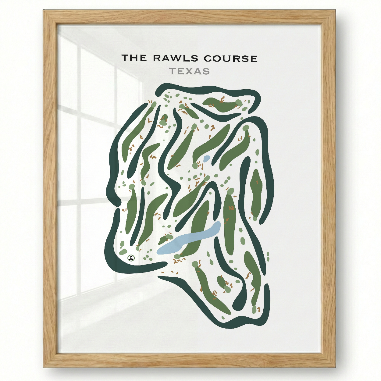 The Rawls Course, Texas - Printed Golf Courses