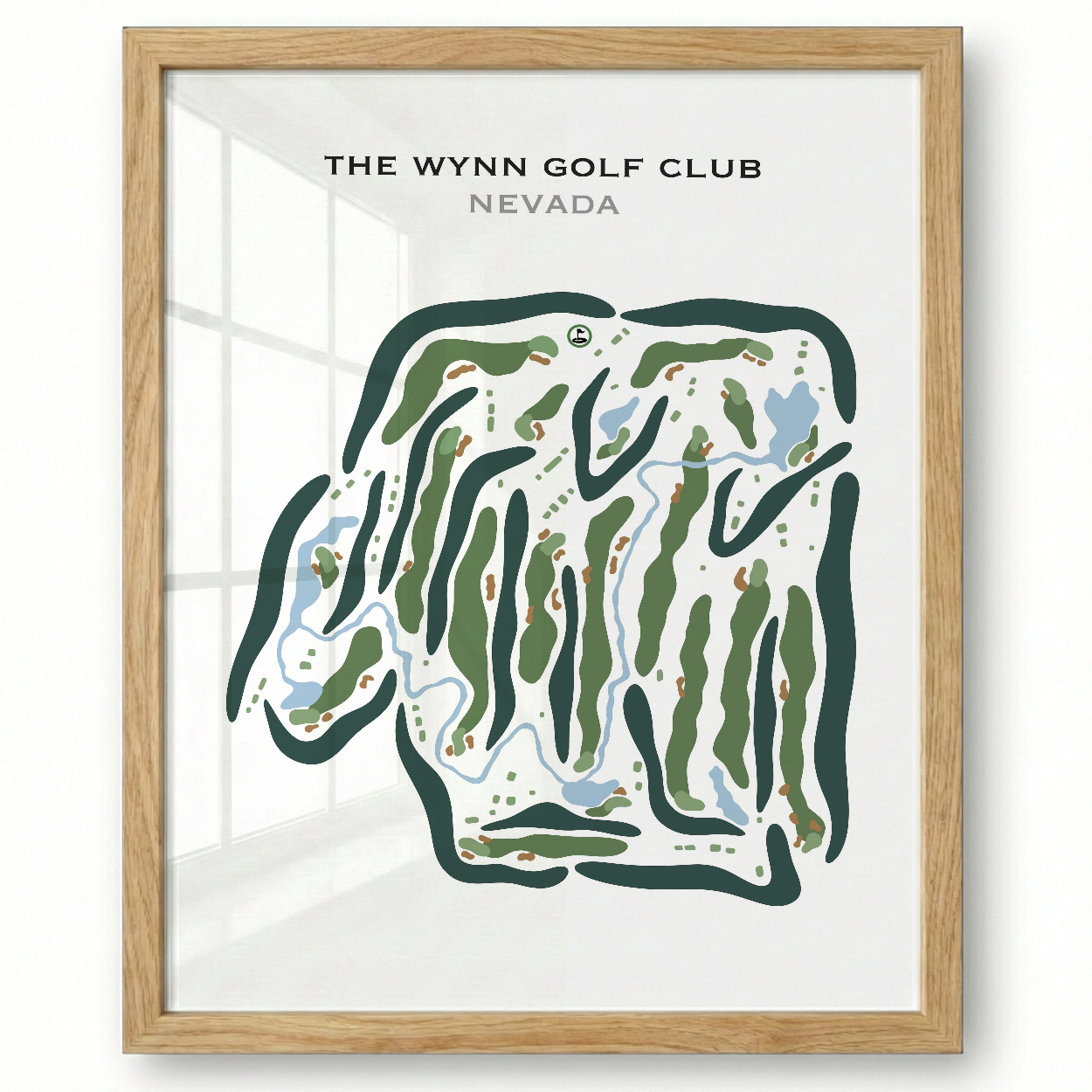 The Wynn Golf Club, Nevada - Printed Golf Courses