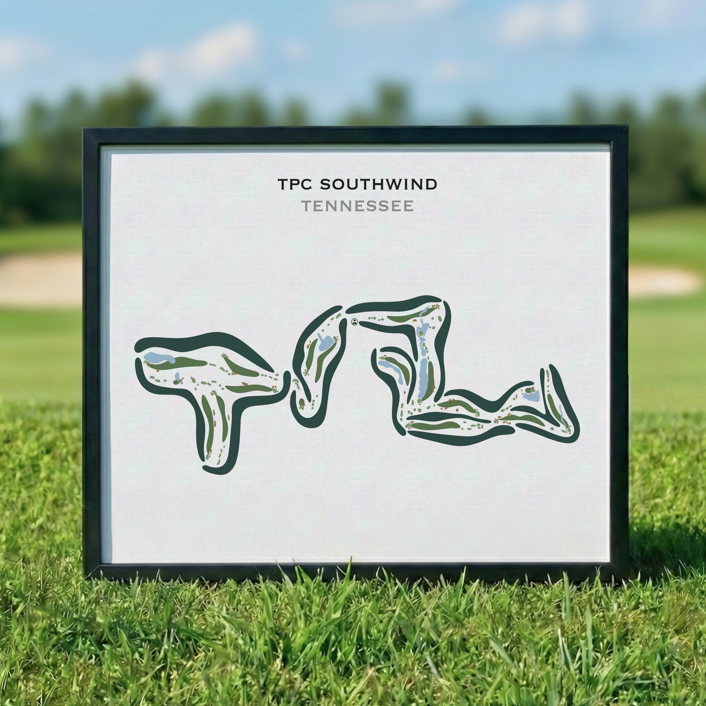TPC Southwind, Tennessee - Printed Golf Courses