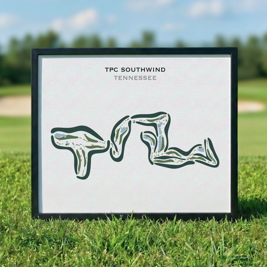 TPC Southwind, Tennessee - Printed Golf Courses