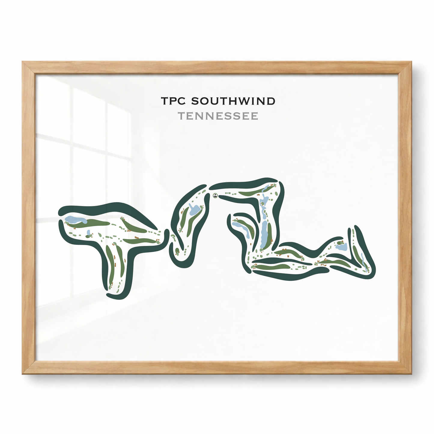 TPC Southwind, Tennessee - Printed Golf Courses