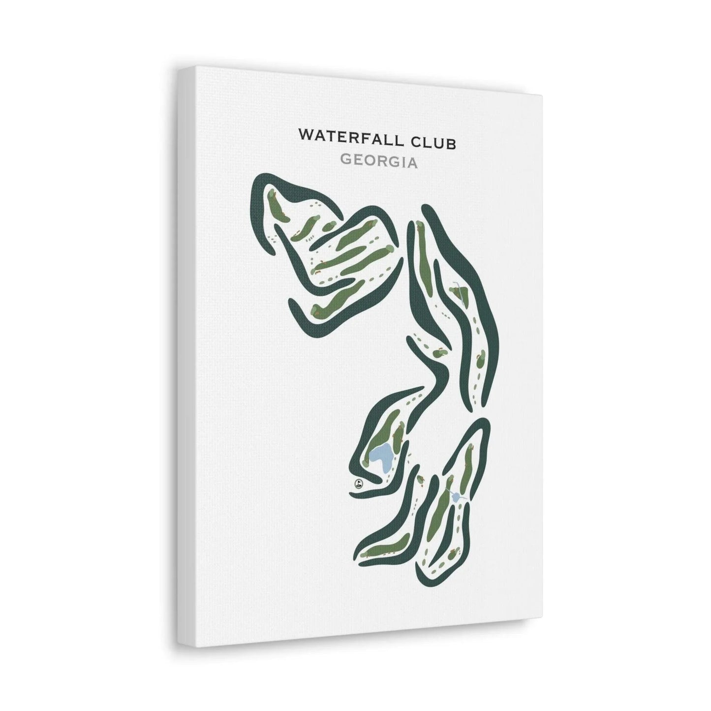 The Waterfall Golf Club, Georgia - Printed Golf Courses