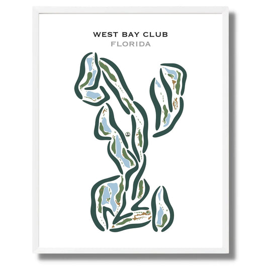 West Bay Club, Florida - Printed Golf Courses