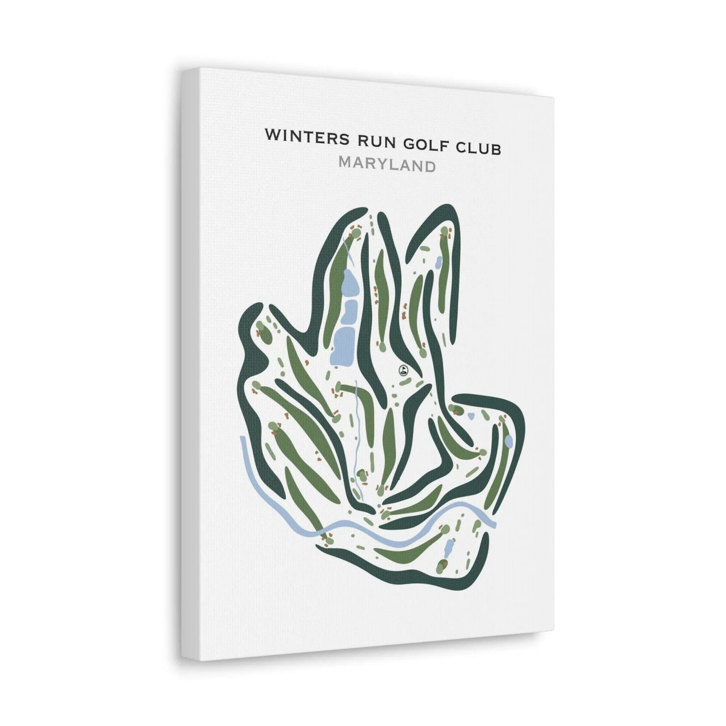 Winters Run Golf Club, Maryland - Printed Golf Courses
